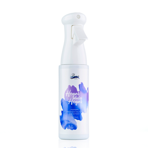 Aromatizante en spray Hogar Dulce Hogar de Briza Parfums, 350 ml. Fragancia para el hogar con aroma acogedor. Distribuido por Essenciel.