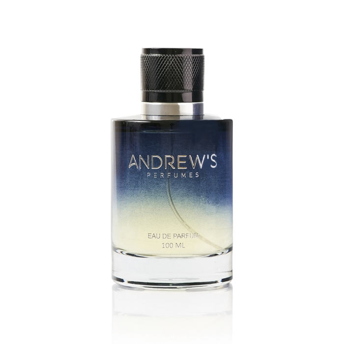 Perfume Hombre 100 ml Andrews Perfumes Eau de Parfum. Presentación elegante con frasco y empaque distintivo, perfecto para regalar o coleccionar. Venta en Essenciel.