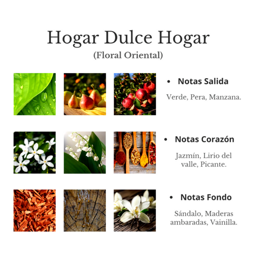 notas aromatizante Hogar Dulce Hogar de Briza Parfums, 350 ml. Fragancia para el hogar con aroma acogedor. Distribuido por Essenciel.