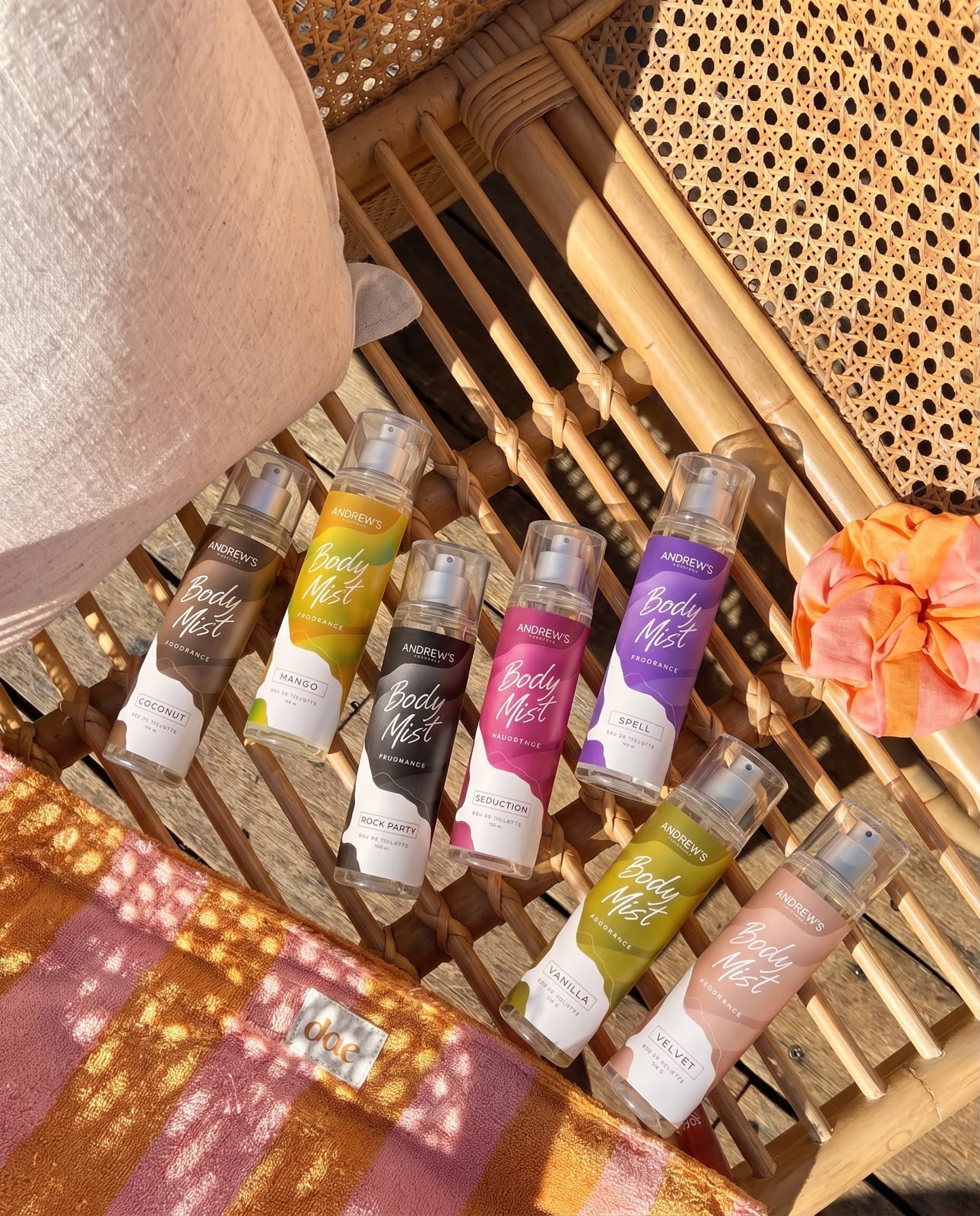 Body Mist Andrews | Clásicos y Tendencia