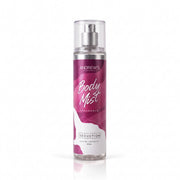 Body Mist Seduction Andrew’s de 155 ml, botella con etiqueta magenta y tapa transparente.