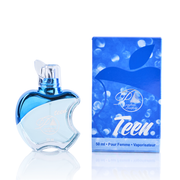 Perfume Parfums Teen J06 inspirado en Sweet Like Candy para mujer, Eau de Toilette, 50ml. Imagen del frasco y la caja. Familia olfativa floral, frutal y gourmand. Distribuido por Essenciel.