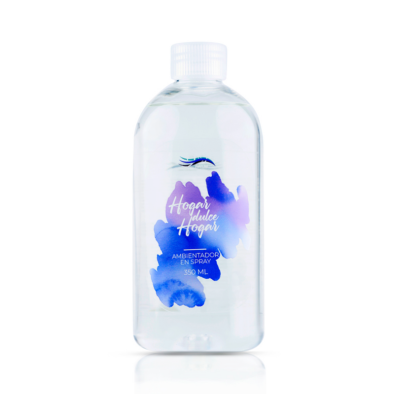 Recarga difusor ambiental en Spray hogar dulce hogar de Briza Parfums, 350 ml. Aroma duradero y elegante para el hogar. Distribuido por Essenciel.