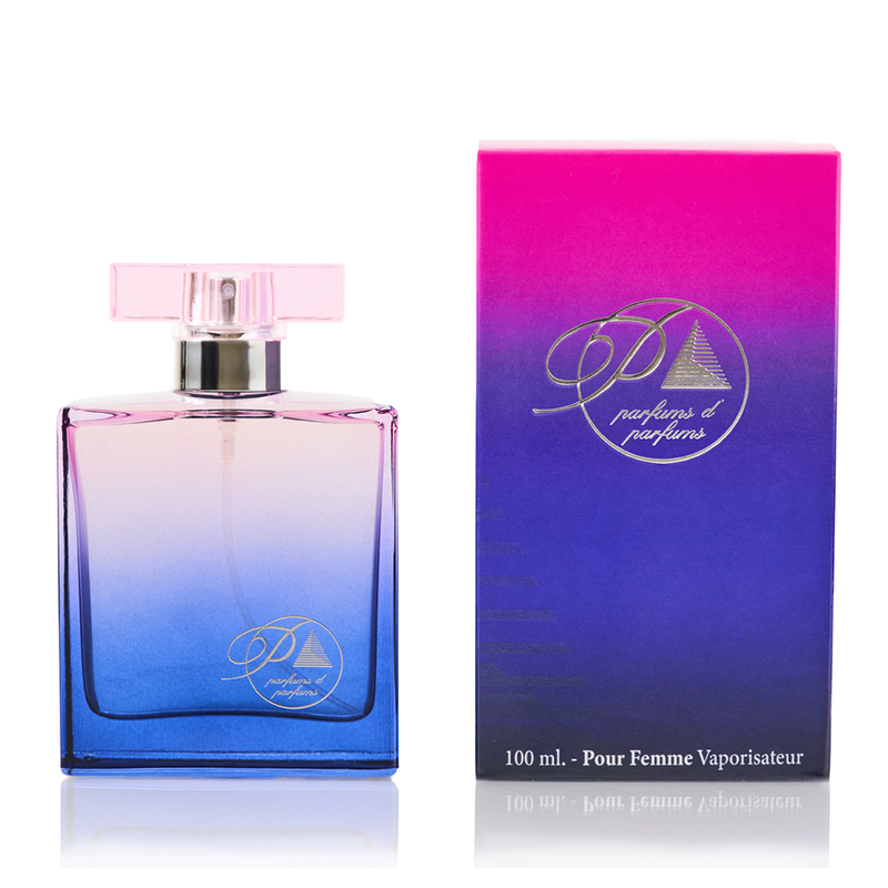 Perfume mujer 100 ml Parfums d’ Parfums Eau de Toilette con caja. Presentación elegante con frasco y empaque distintivo, perfecto para regalar o coleccionar. Venta en Essenciel.