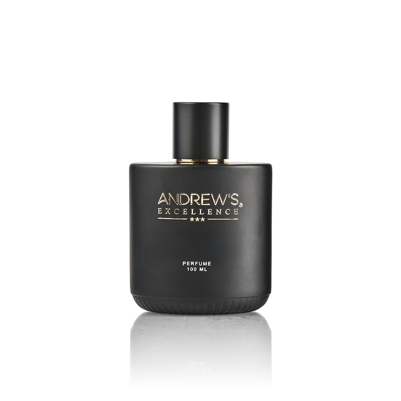 Perfume Nicho 100 ml Andrews excellence Eau de Parfum con caja. Presentación elegante con frasco distintivo, perfecto para regalar o coleccionar. Venta en Essenciel.
