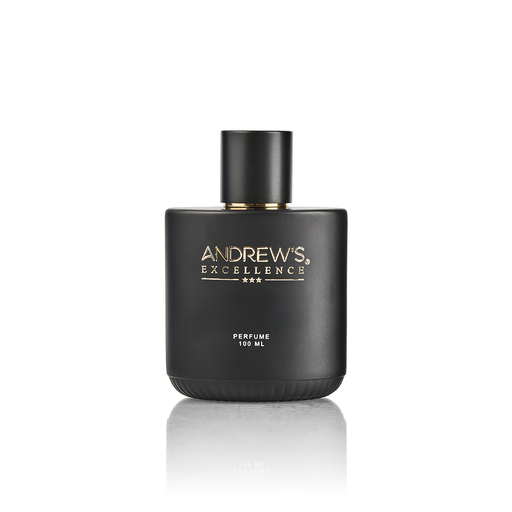Perfume Nicho 100 ml Andrews excellence Eau de Parfum con caja. Presentación elegante con frasco distintivo, perfecto para regalar o coleccionar. Venta en Essenciel.