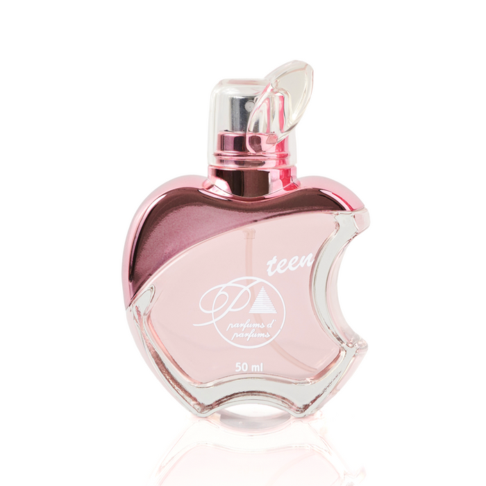 Perfume Parfums J00 inspirado en Fantasy para mujer, Eau de Toilette, 50 ml. Familia olfativa floral, frutal y gourmand. Distribuido por Essenciel.